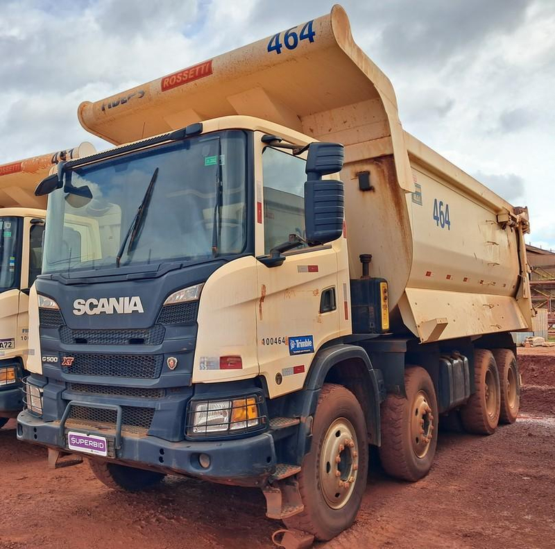 CAMINHÃO BASCULANTE SCANIA G500 B8X4 XT CS, 2020/2020, Placa FINAL 7 (MG), (Ref.: 11000464)