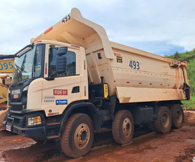 CAMINHÃO BASCULANTE SCANIA G500 B8X4 XT CS, 2020/2020, Placa FINAL 3 (MG), (Ref.: 11000493)