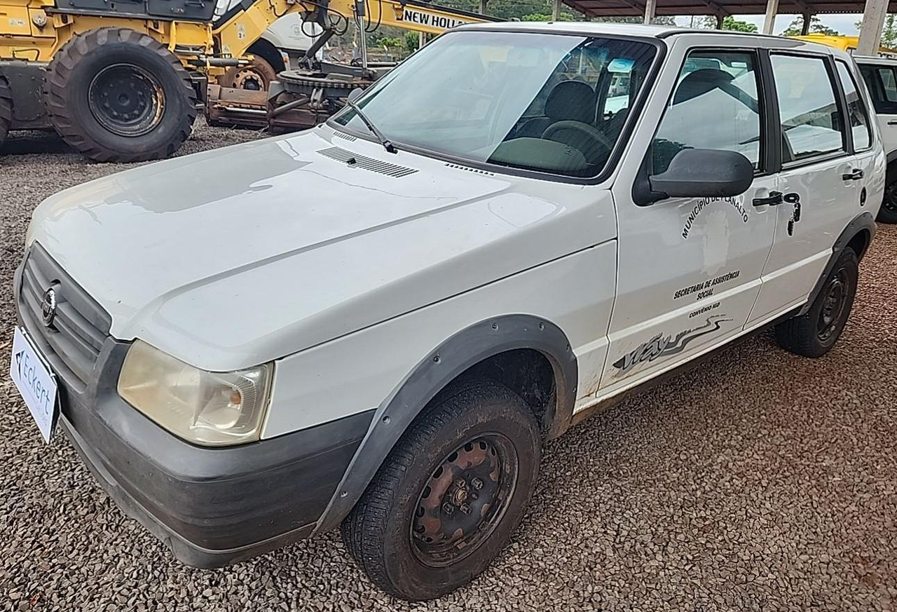 FIAT UNO MILLE WAY ECON ANO: 2013/2013 PLACA FINAL 8 (PR)