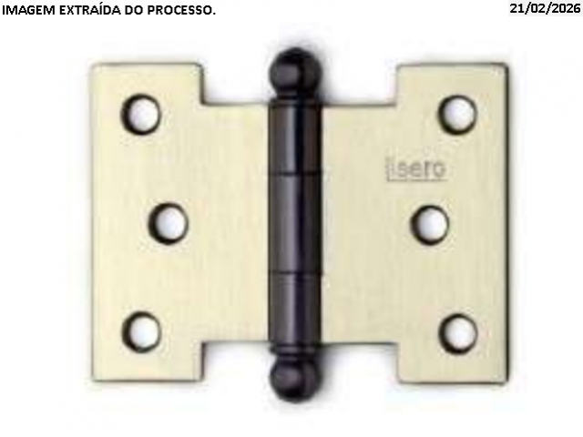 Fabricação de dobradiça palmela