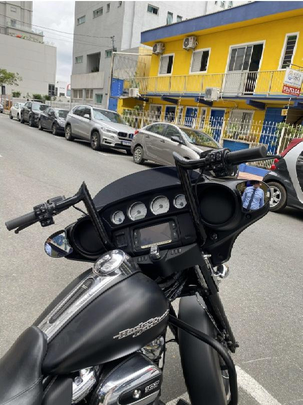 Harley Davidson/FLHX S, 17/17, gasolina, preta