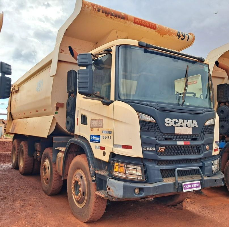 CAMINHÃO BASCULANTE SCANIA G500 B8X4 XT CS, 2020/2020, Placa FINAL 2 (MG), (Ref.: 11000491)
