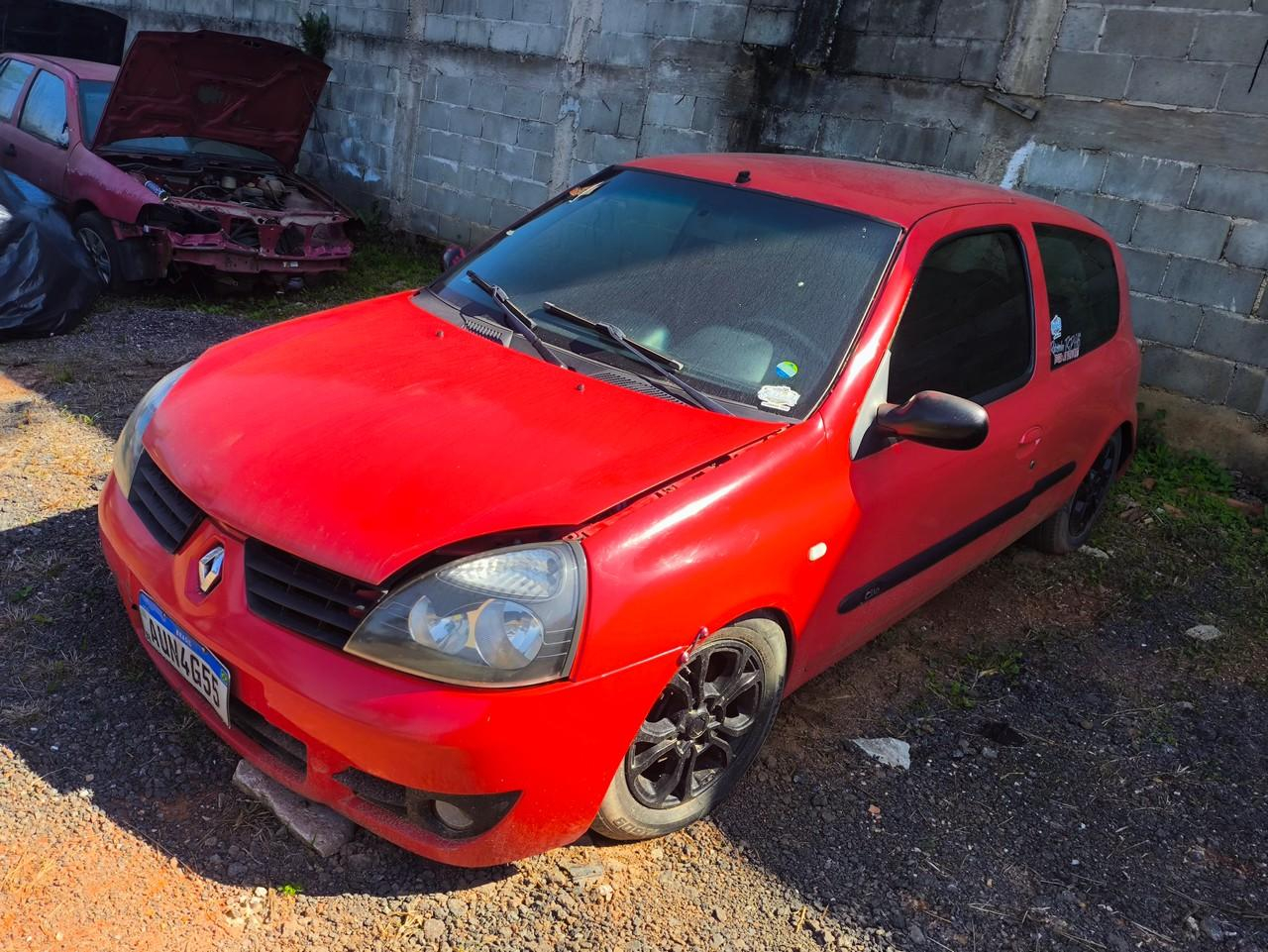 SUCATA RENAULT CLIO CAM 10H3P - RENAULT, 2011/2011, VERMELHO