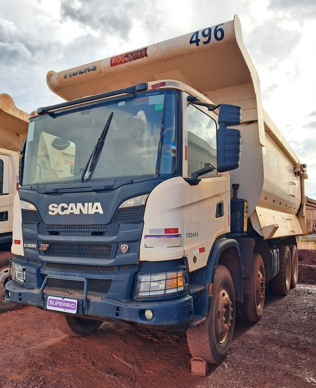 CAMINHÃO BASCULANTE SCANIA G500 B8X4 XT CS, 2020/2020, Placa FINAL 5 (MG), (Ref.: 11000496)