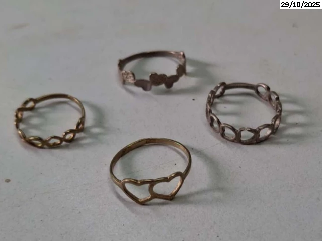 18.000 Anéis brutos em latão –
