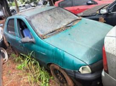 SUCATA FIAT PALIO EDX, ANO/MODELO 1996/1997, COR VERDE