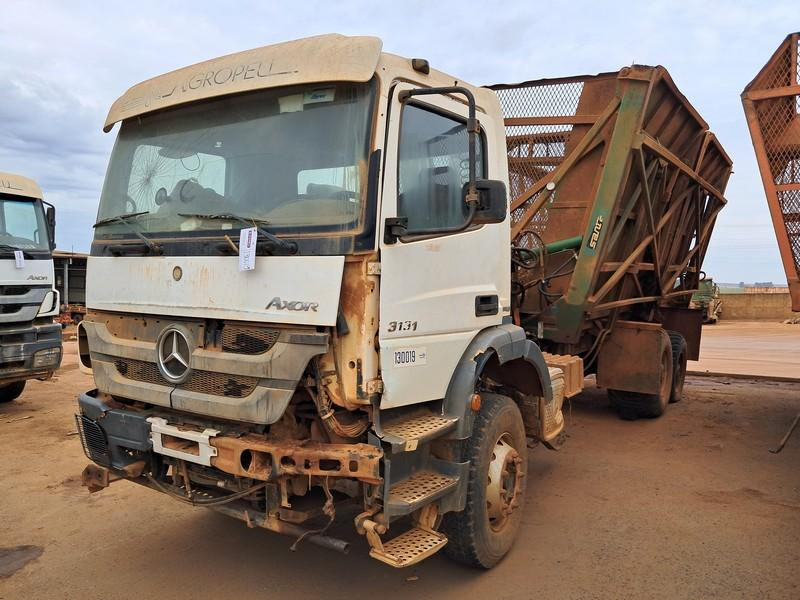 CAMINHÃO TRANSBORDO DE CANA PICADA MERCEDES-BENZ AXOR 3131 6X4, 2015/2016, Placa FINAL 3 (MG), (Ref.: 130019)