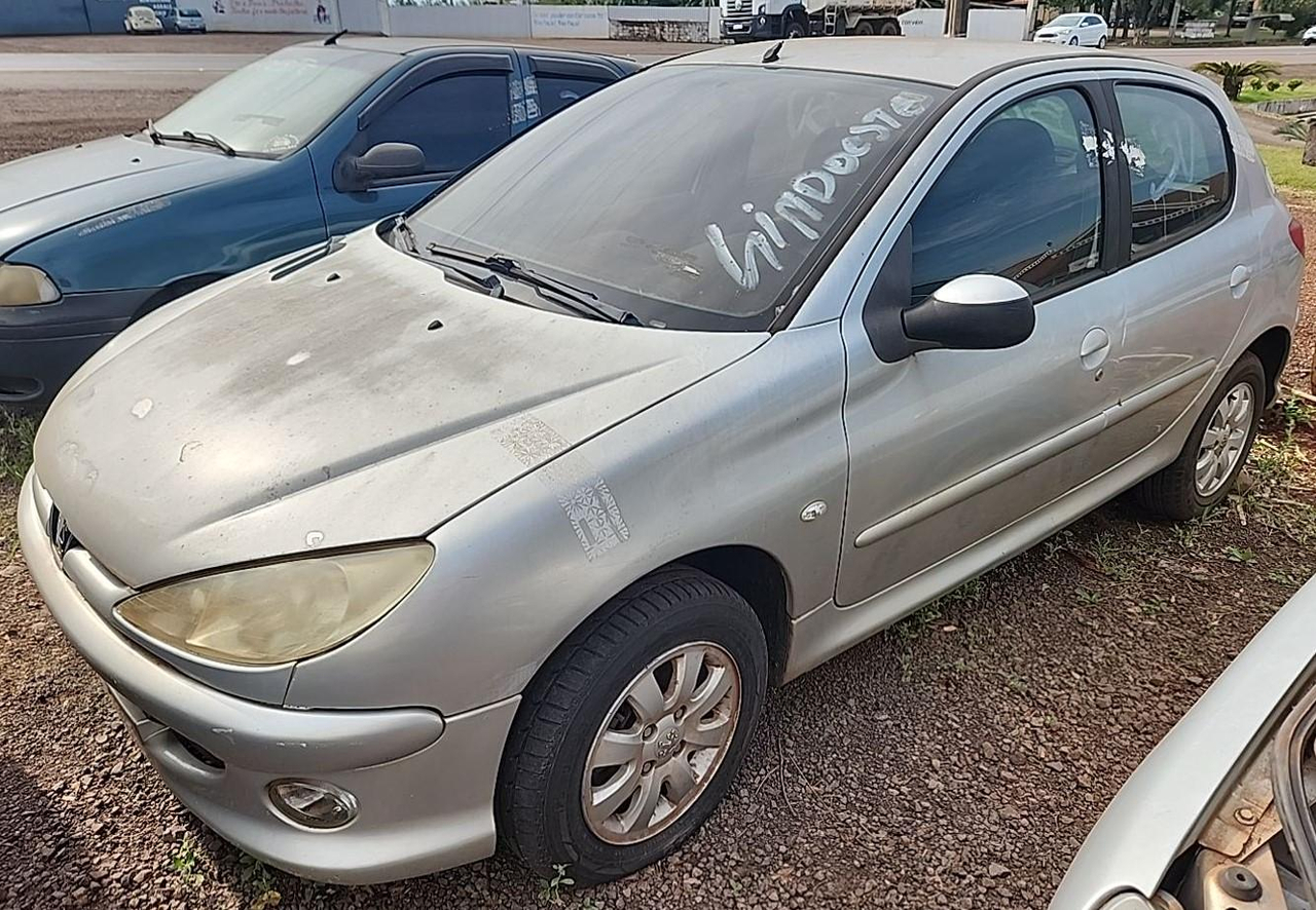 SUCATA DE VEÍCULO PEUGEOT 206 14 PRESEN FX ANO: 2007/2008