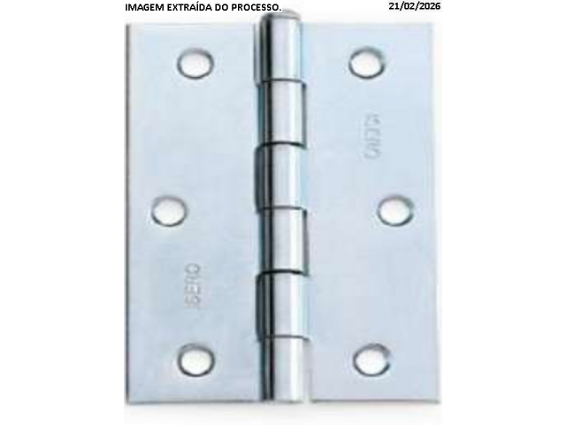 Fabricação de dobradiça