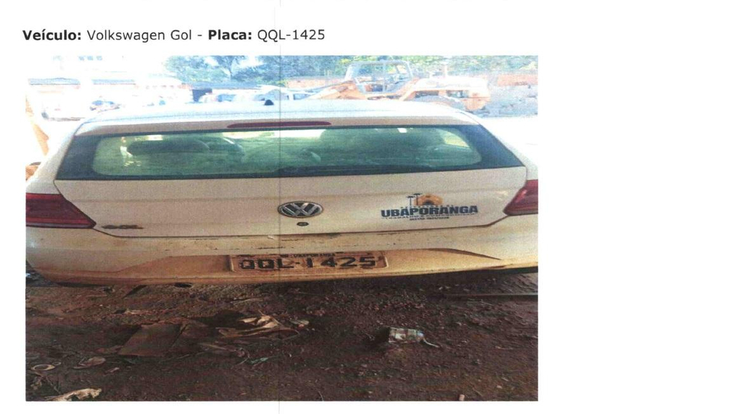 Placa FINAL: 5 - Veículo: Volkswagen Gol - Marca/Fabricante: Volkswagen - Modelo: Gol OL MC 4 - Versão: 1.0 - Cor: Branca - Ano de Fabric…