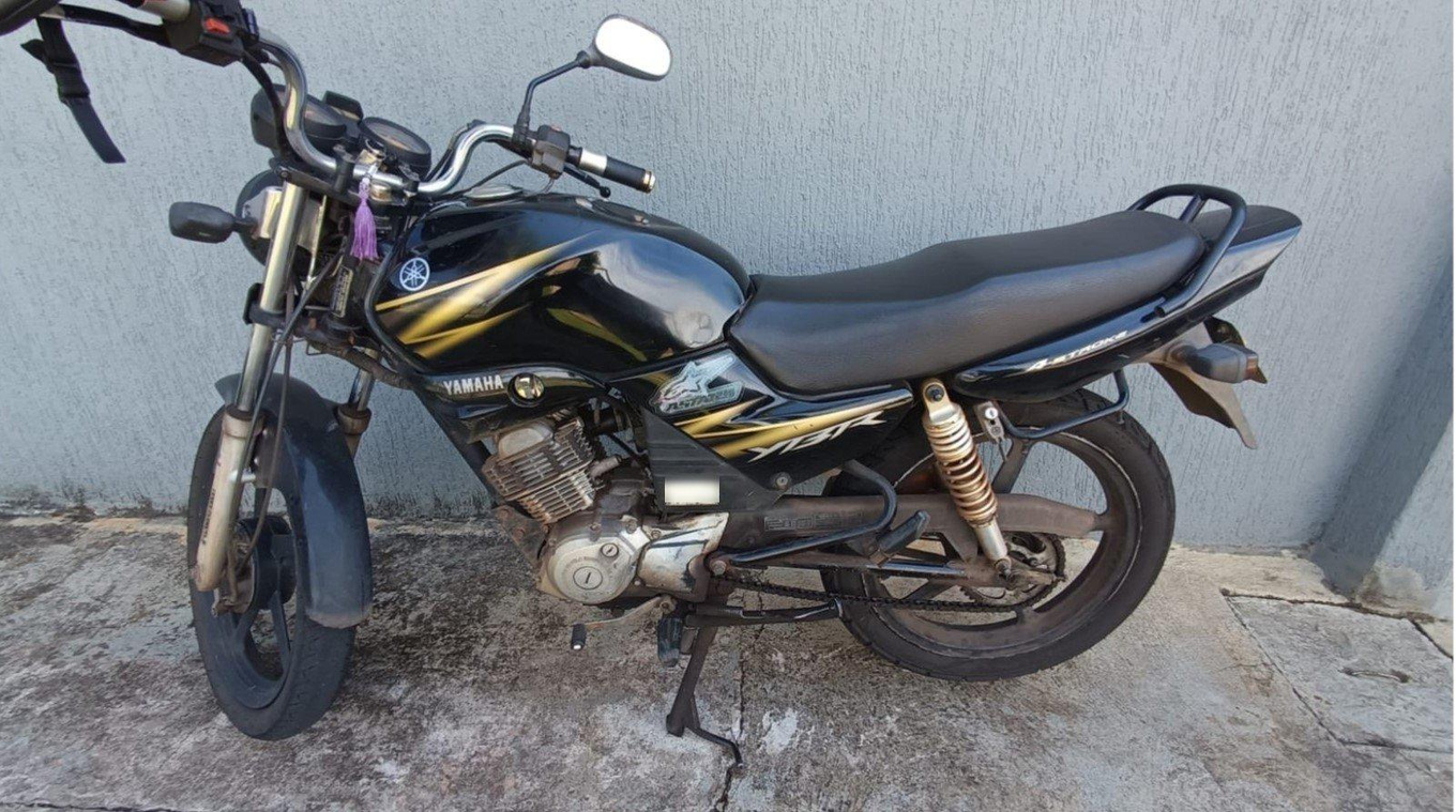 MOTO MARCA/MODELO YAMAHA/YBR 125K, ANO 2006, COR PRETA