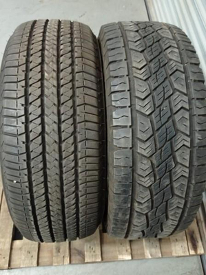 02 PNEUS 265/60R18 (BRIDGESTONE/CONTINENTAL)