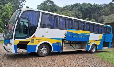 ONIBUS MBENZ MP OF1620 MPOLO VIAGGIO R ANO 2001