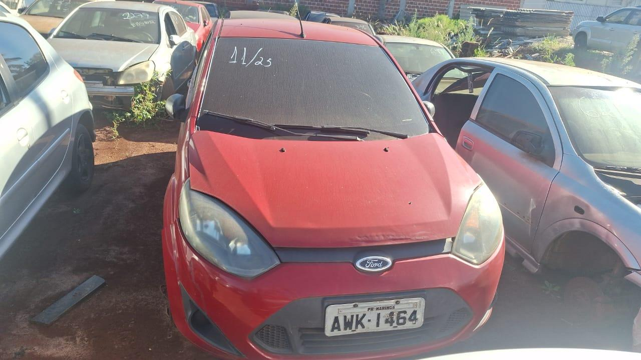 FORD FIESTA FLEX, ANO/MODELO 2012/2013, COR VERMELHO