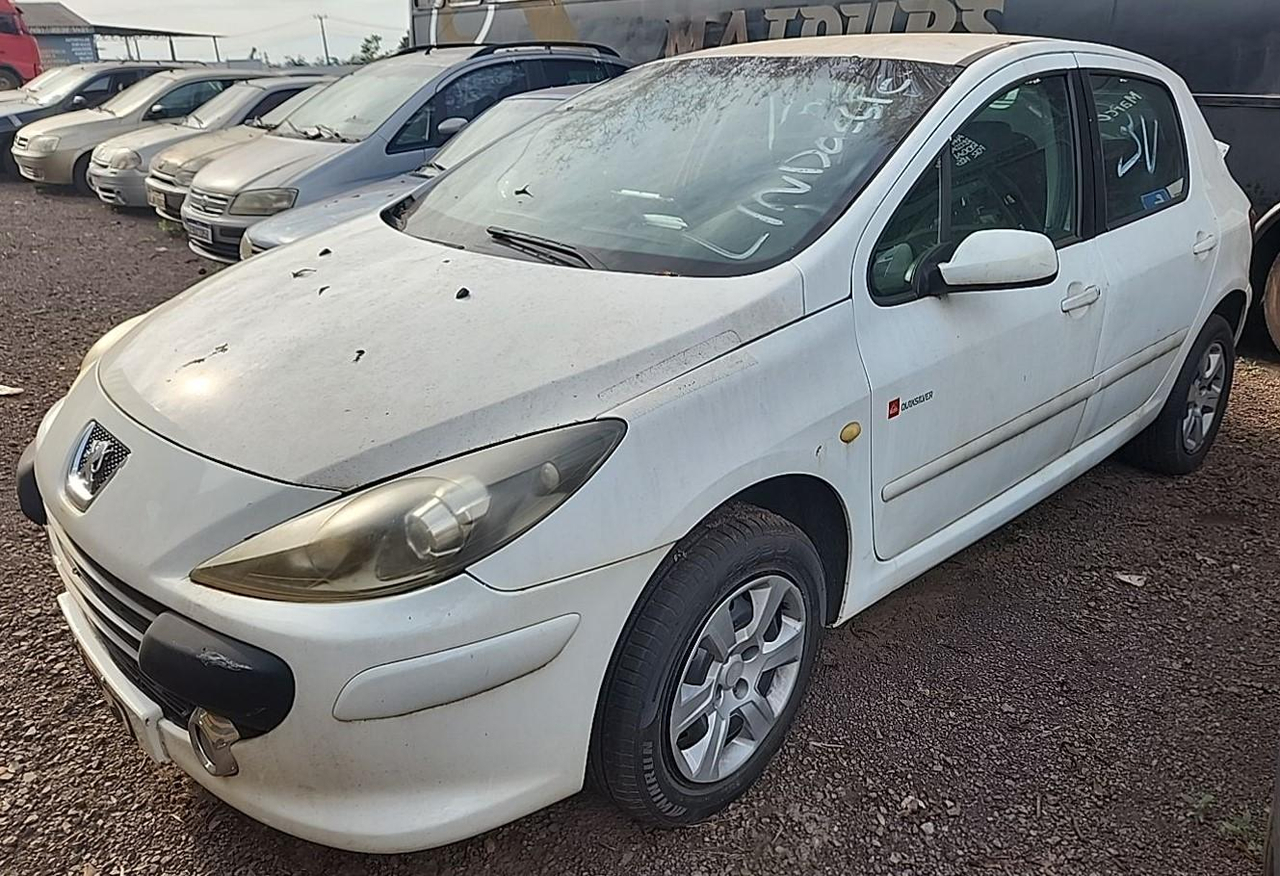 SUCATA DE VEÍCULO PEUGEOT 307 16 FX PR ANO: 2007/2008