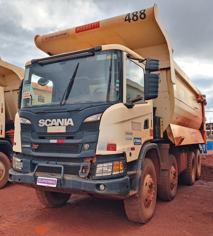 CAMINHÃO BASCULANTE SCANIA G500 B8X4 XT CS, 2020/2020, Placa FINAL 8 (MG), (Ref.: 11000488)