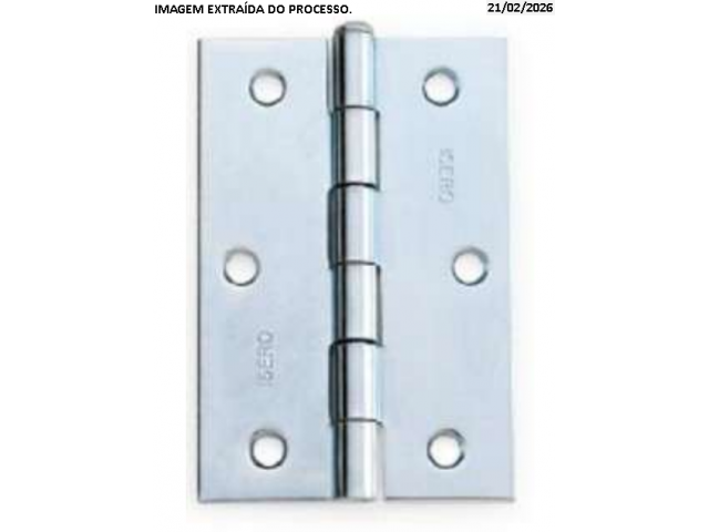 Fabricação de dobradiça de pino reversível
