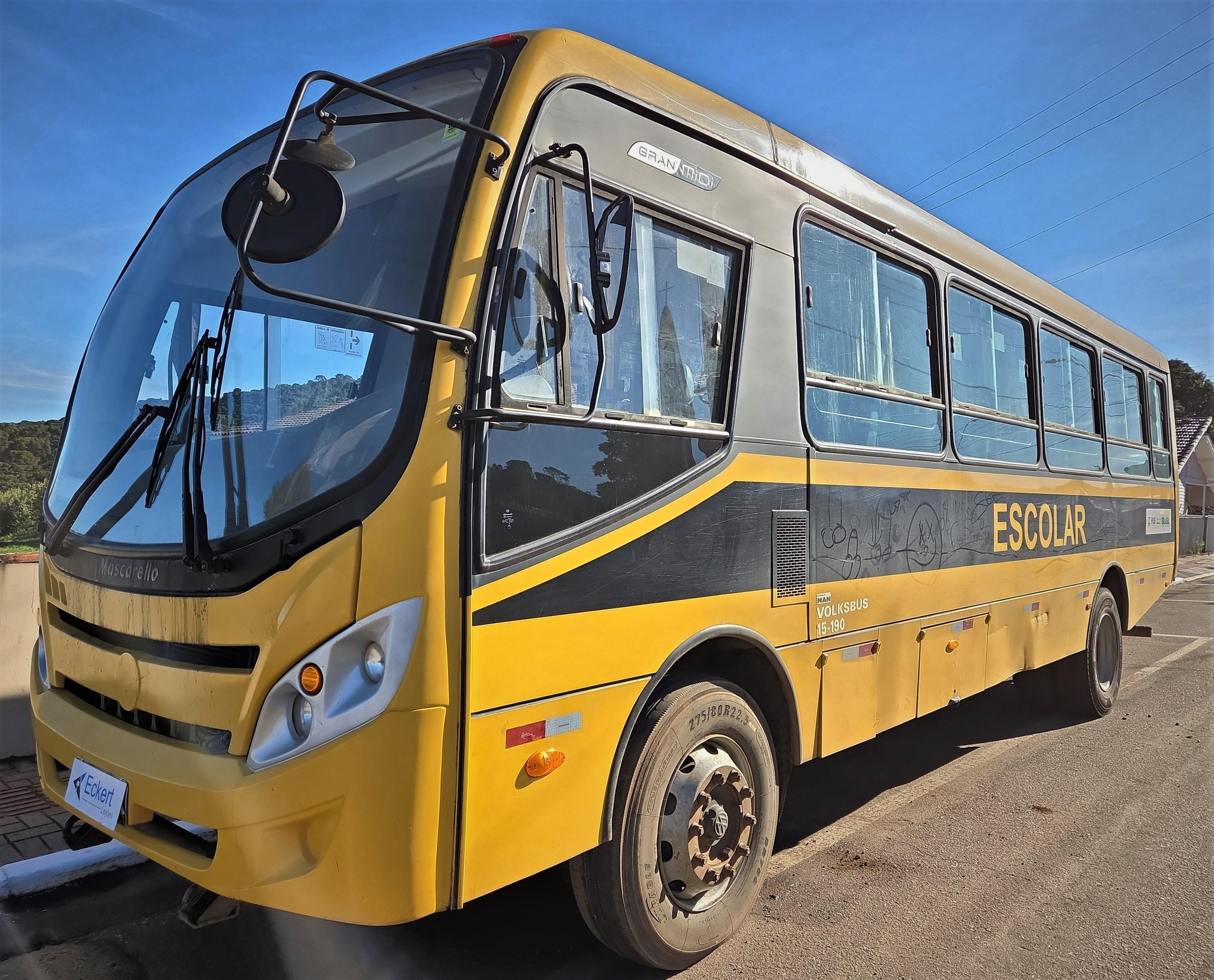 ÔNIBUS URBANO VOLKSWAGEN MID GRAN RURAL ESC ANO: 2014/2014 PLACA FINAL 9 (SC)