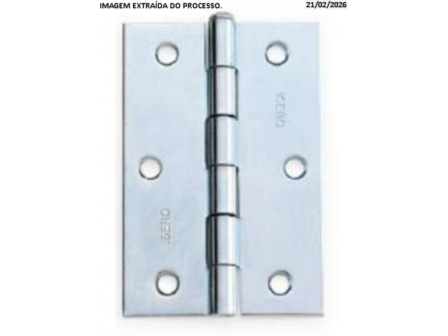 Fabricação de dobradiça reversível