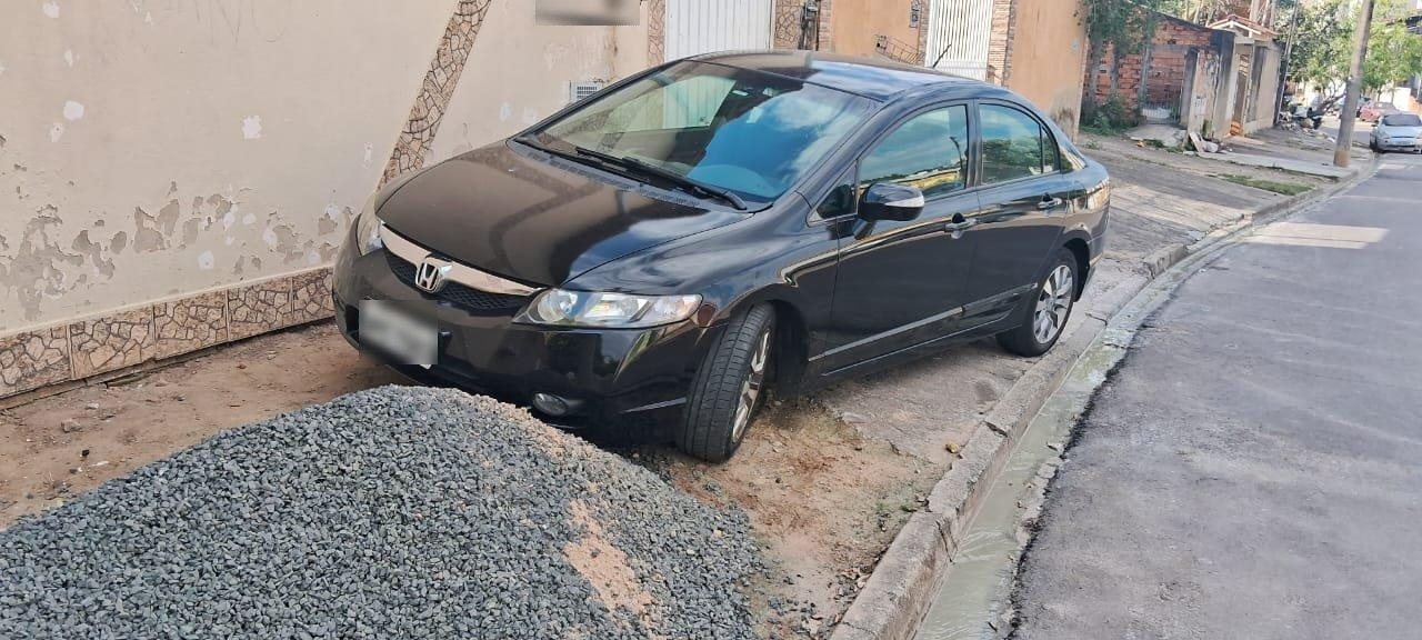 HONDA CIVIC LXL FLEX, ANO 2011, COR PRETA
