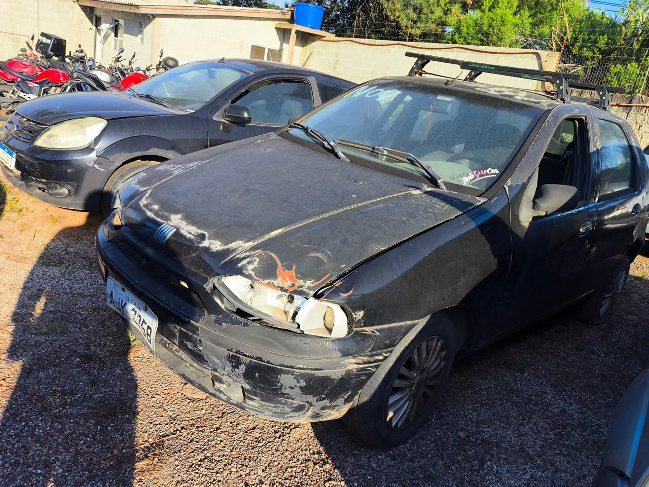 SUCATA PALIO EX - FIAT, 2000/2000, PRETO