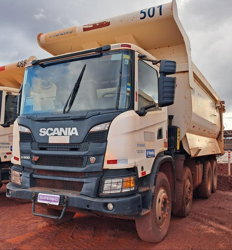 CAMINHÃO BASCULANTE SCANIA G500 B8X4 XT CS, 2020/2020, Placa FINAL 7 (MG), (Ref.: 11000501)