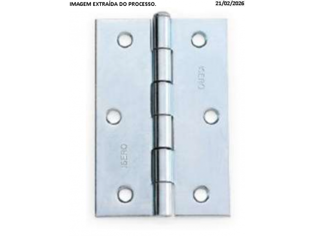Fabricação de dobradiça de pino